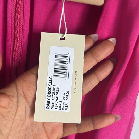 NEW Ramy Brook Ashlyne Plunging Maxi Dress 2 - Picture 7 of 14